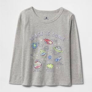 Baby Gap SPACE IS COOL Long sleeve T-Shirt NWT 18-24 Months